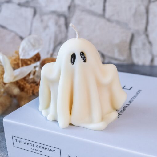 Geist Kerze aus Rapswachs Dekoration Herbst Halloween