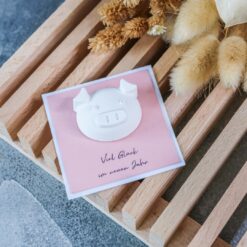 Kleines Schweinchen Geschenkkarte Geschenk Give Away Silvester Neujahr