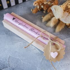 Herzlichen Glückwunsch Stabkerze Geschenkset Give Away Geburtstag