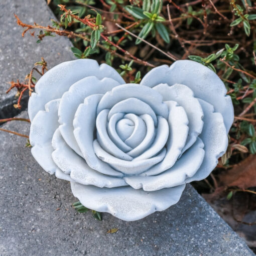 Große Rose aus Beton - Dekoration Balkon Outdoor Garten – Bild 3