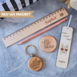 Personalisiertes Set zur Einschulung - Geschenk Schulanfang 1. Schultag - personalisierbar