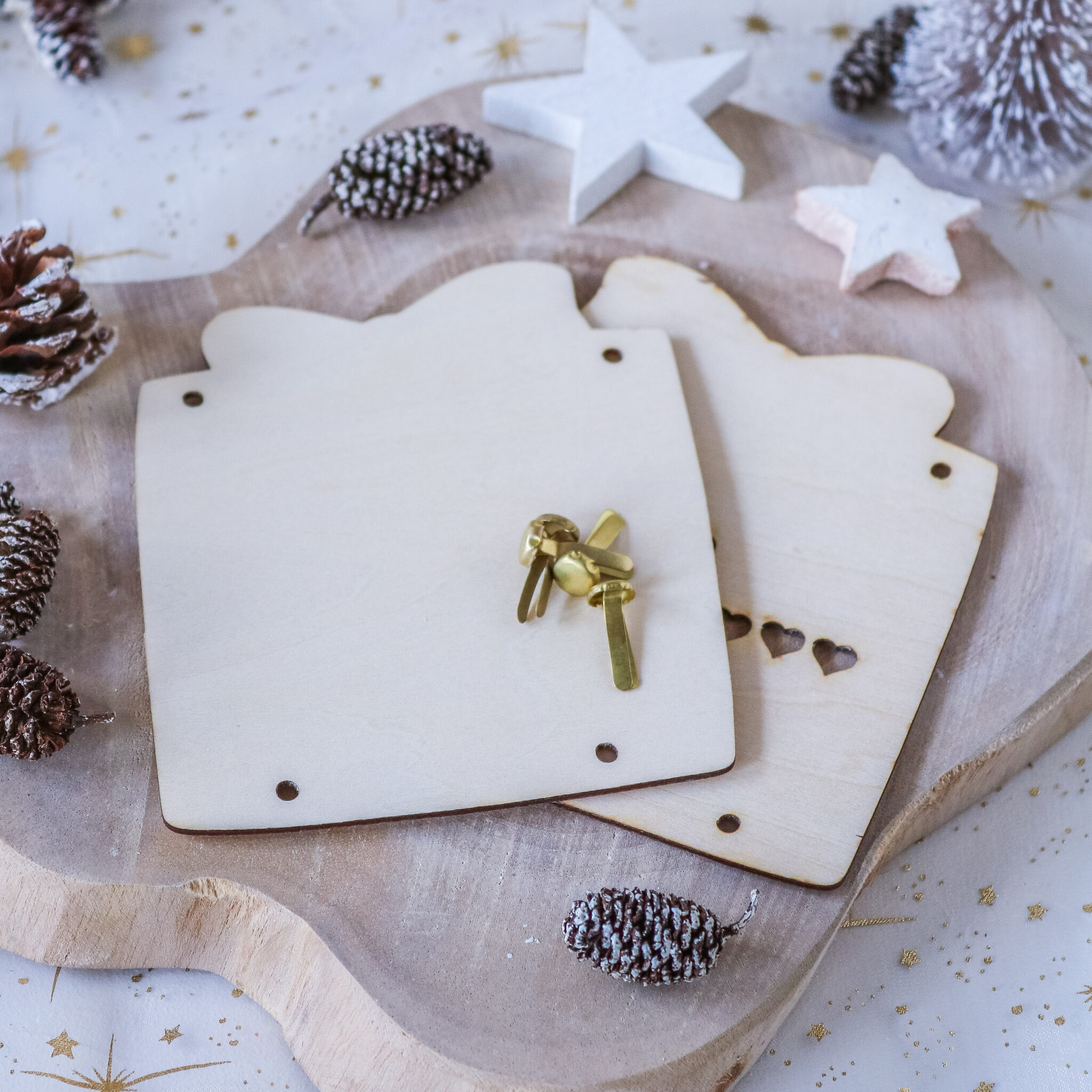 BOFUNX Weihnachten Geldgeschenk Holz - Grußkarte Für Geld & Gutscheine 10x14cm