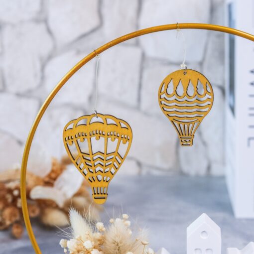 Hoop Dekokranz Metallring mit Haus und Trockenblumen - Deko Hygge - Einzugsgeschenk – Bild 12
