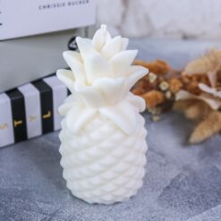 Ananaskerze Deko Kerze aus Rapswachs - handgemacht - Sommerkerze Sommerdeko