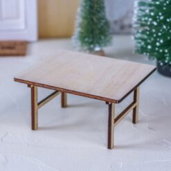 Tisch aus Holz für Wichtel Zubehör Wichtelhaus Wichteltür