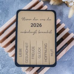 Geschenkkarte Nimm was du brauchst Geschenk Give Away Silvester Neujahr
