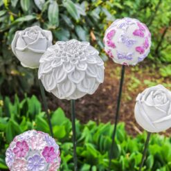 Gartenstecker Blumenstecker aus Beton - Dekoration Balkon Outdoor