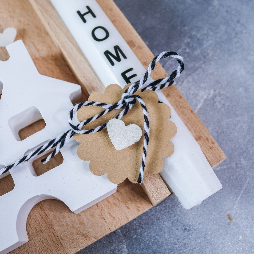 Einzug Geschenkset mit Stabkerze & Haus - Einzugsgeschenk Wohnung – Bild 5