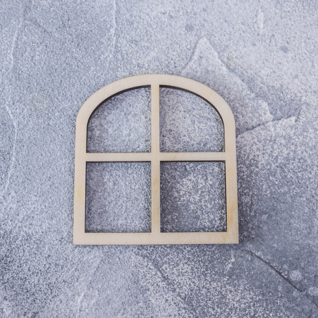 Fenster aus Holz für Wichtel Zubehör Wichtelhaus Wichteltür – Bild 4