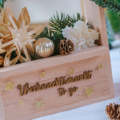 Weihnachtsmarkt to Go - Weihnachtshaus Weihnachtsbude Verpackung Weihnachten zum Verschenken – Bild 4
